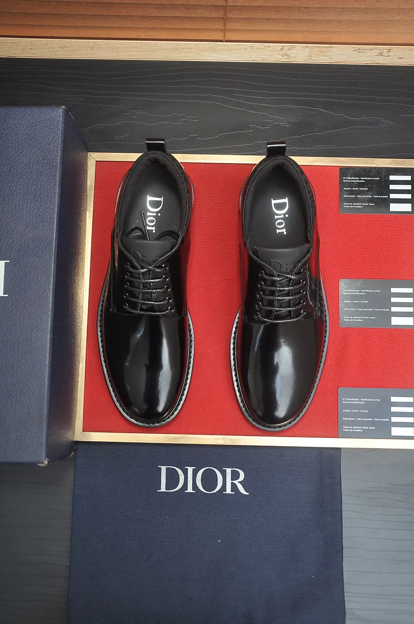 Men's shoes 💰680💶[Dior] (water-dyed cowhide lining) Dior original 1:1 high-quality factory, imported original materials, imported raw cowhide, water-dyed cowhide lining, original TPU outsole, code number: 39-44 (38.45 custom-made)